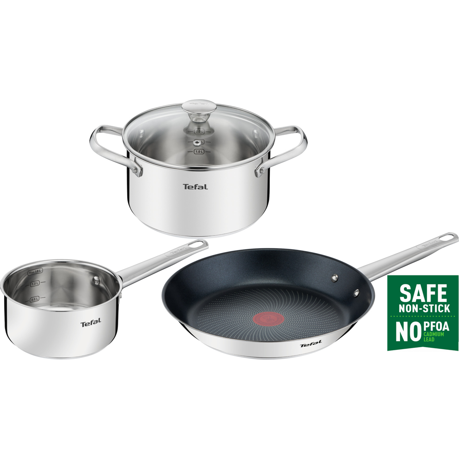 Tefal Topf-/Pfannen-Set 4tlg Cook Eat
