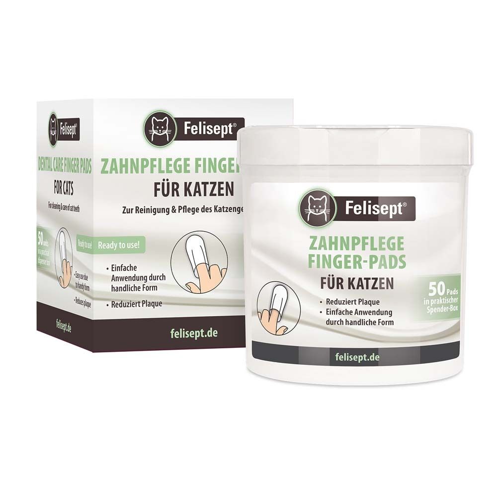 Felisept® Zahnpflege Finger-Pads für Katzen