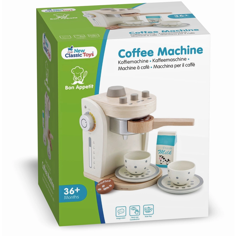 New Classic Toys Kaffeemaschine-Creme