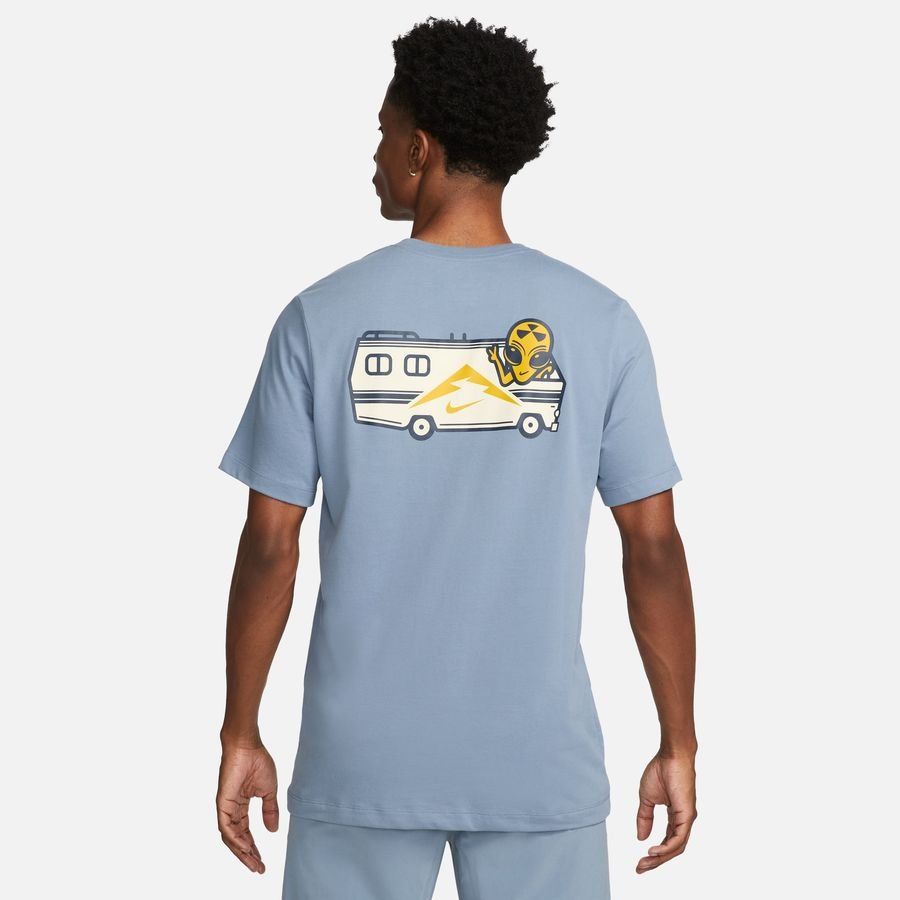 Nike T-shirt Running Dri-FIT Trail - Bleu