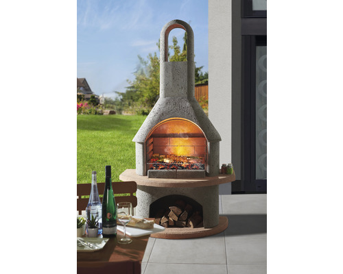 Buschbeck barbecuehaard Carmen 65 x 110 cm beton