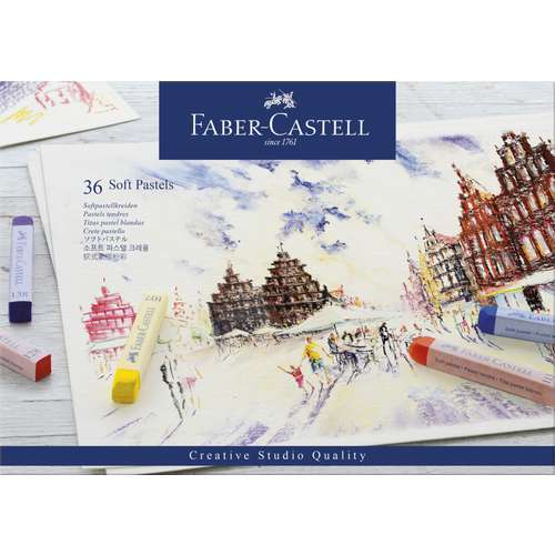 FABER-CASTELL Softpastell STUDIO QUALITY, Kartonetuis Softpastellkreiden