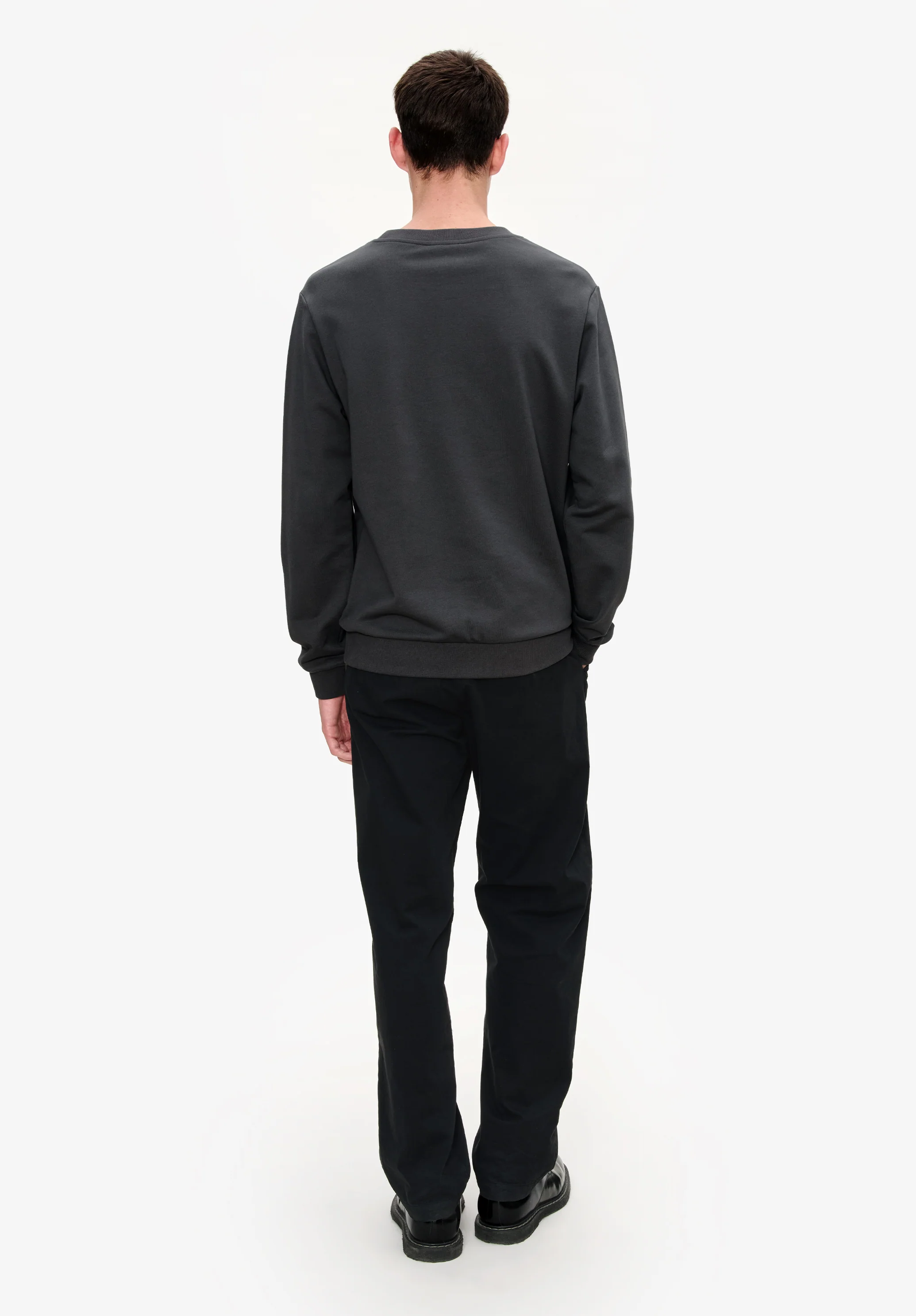 sweat standard rue madame GOTS - Faux noir/noir
