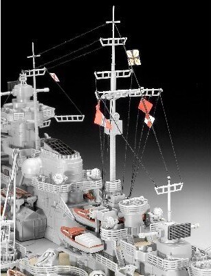 Revell - Bismarck Model Skib Byggesæt - 1:350 - Level 5 - 05040