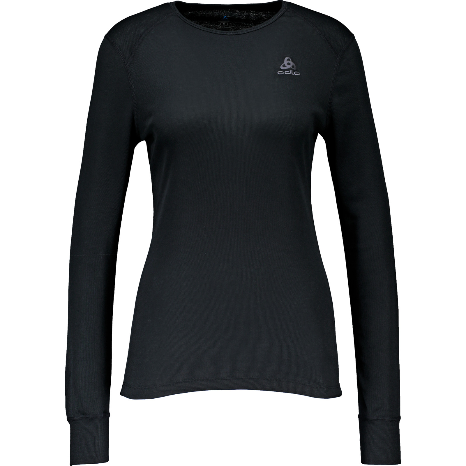 Odlo Active Warm Damen-Langarmshirt Crew Neck L, schwarz