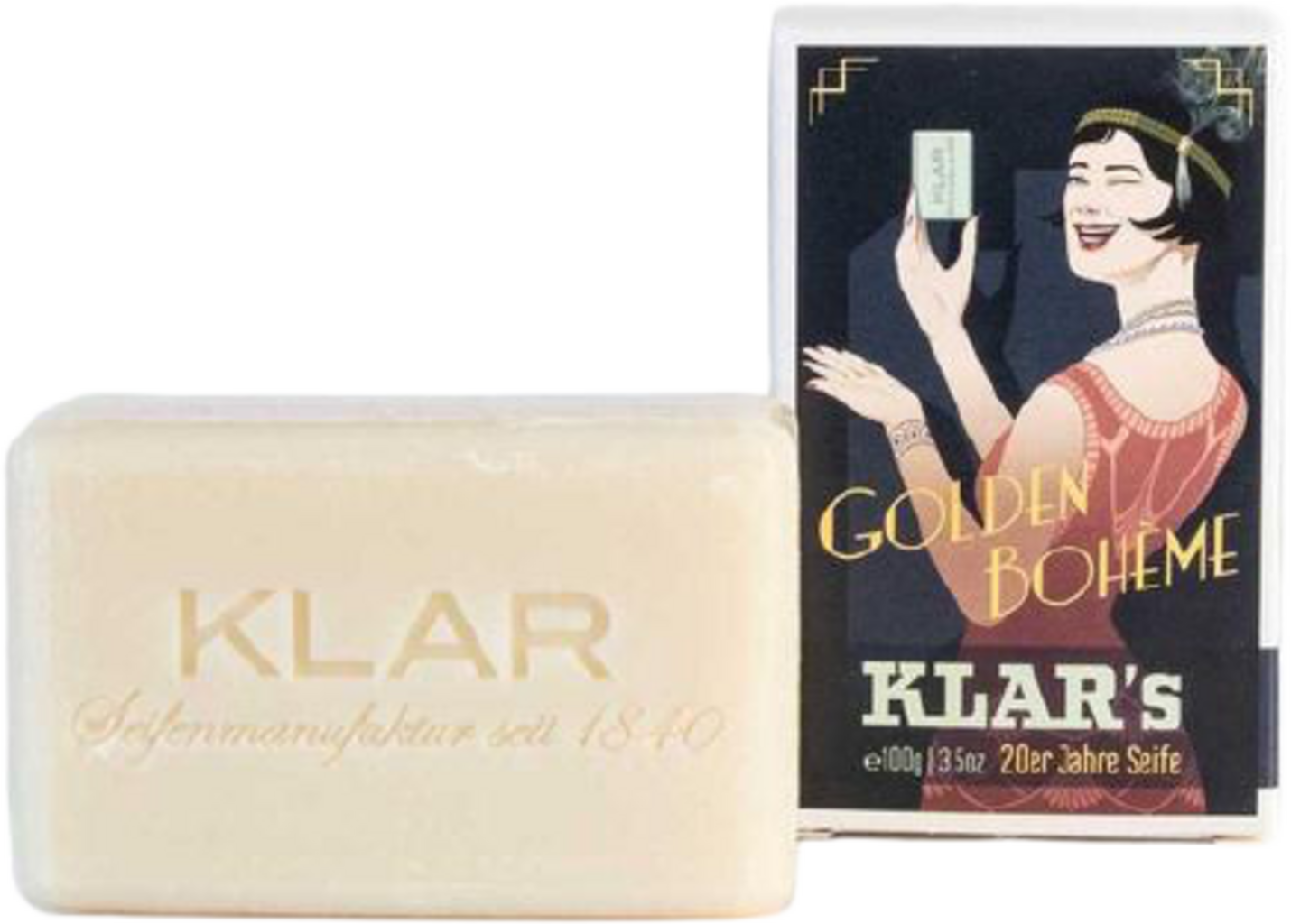 KLAR  Retroseife, Golden Bohème (100 g)
