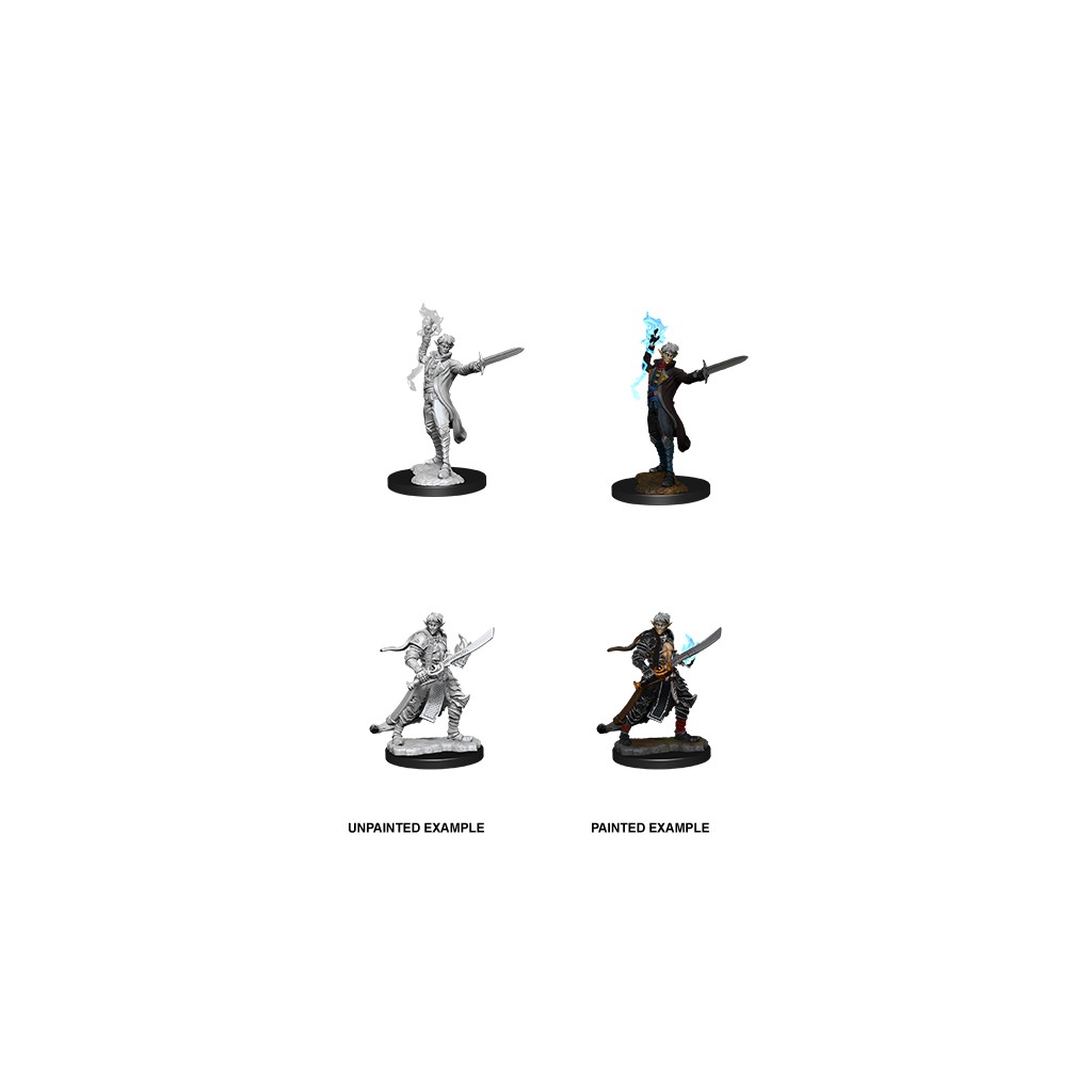 Pathfinder Deepcuts Unpainted Miniatures: Male Elf Magus