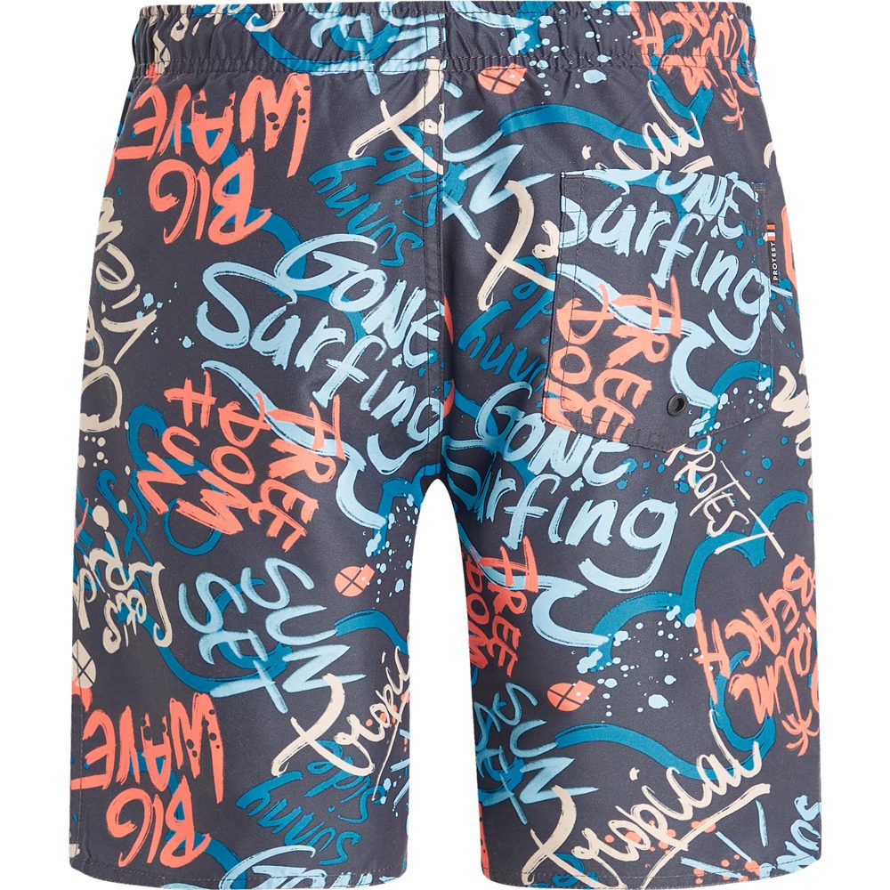Protest Bart Jr Badeshorts Jungen deep grey