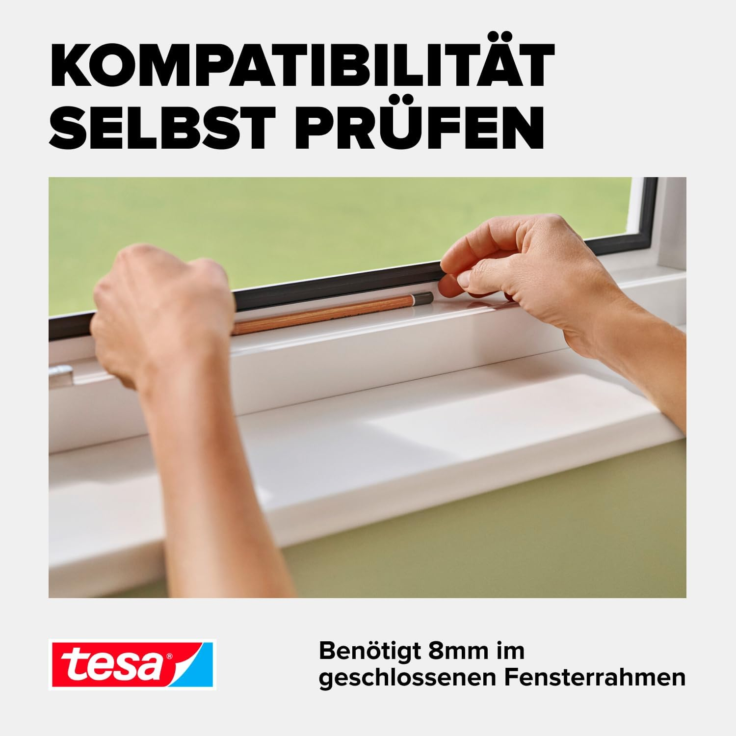 (120x140cm) Clip-On Fenster Fliegengitter zum Einklicken Insect Stop Zuschneidbarer Anklips Rahmen (55360-00000-00) - Anthrazit
