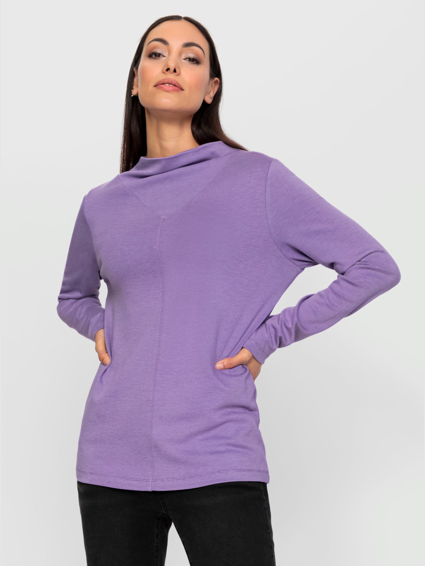 T-shirt col montant chaud