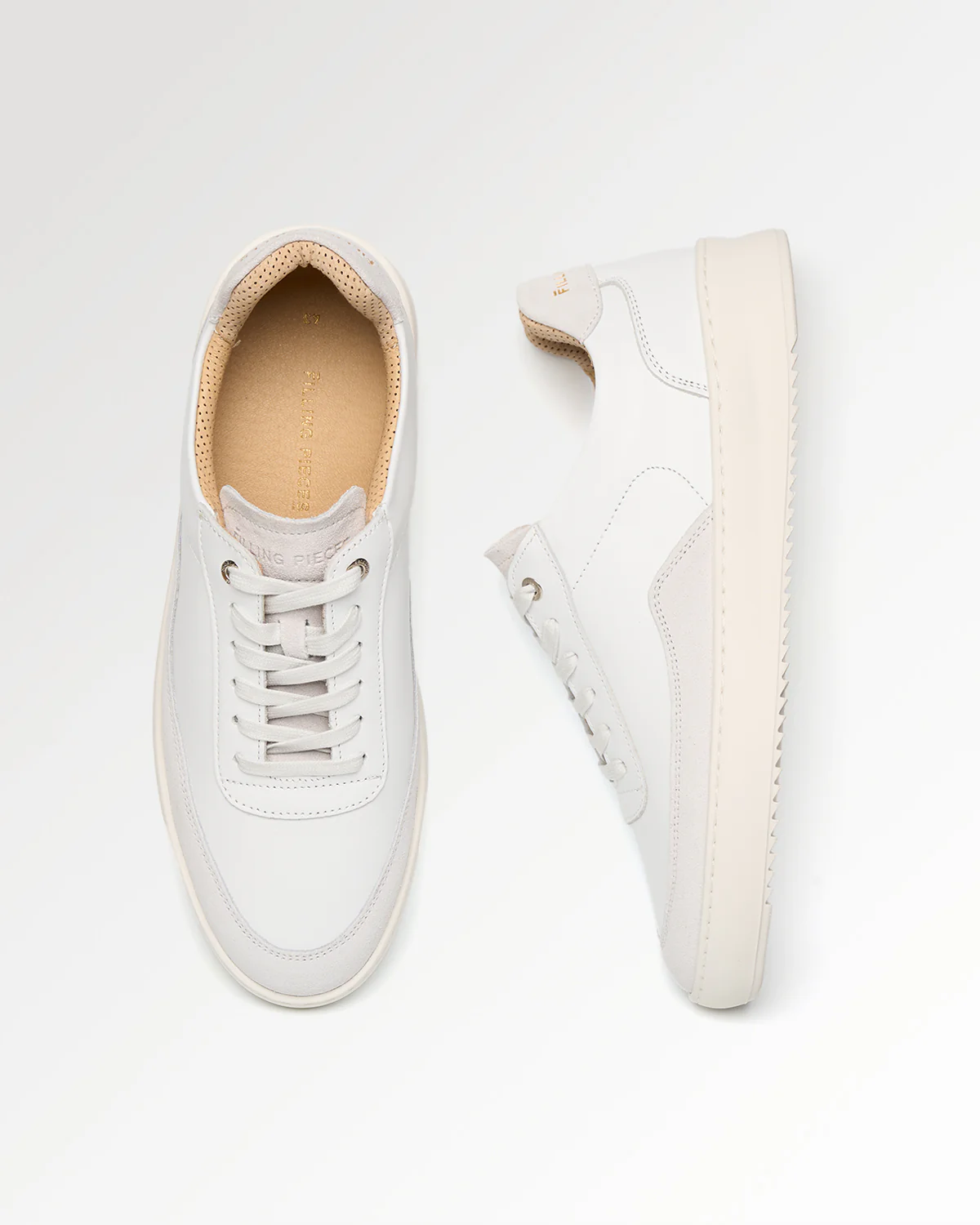 Mondo Squash Suede White