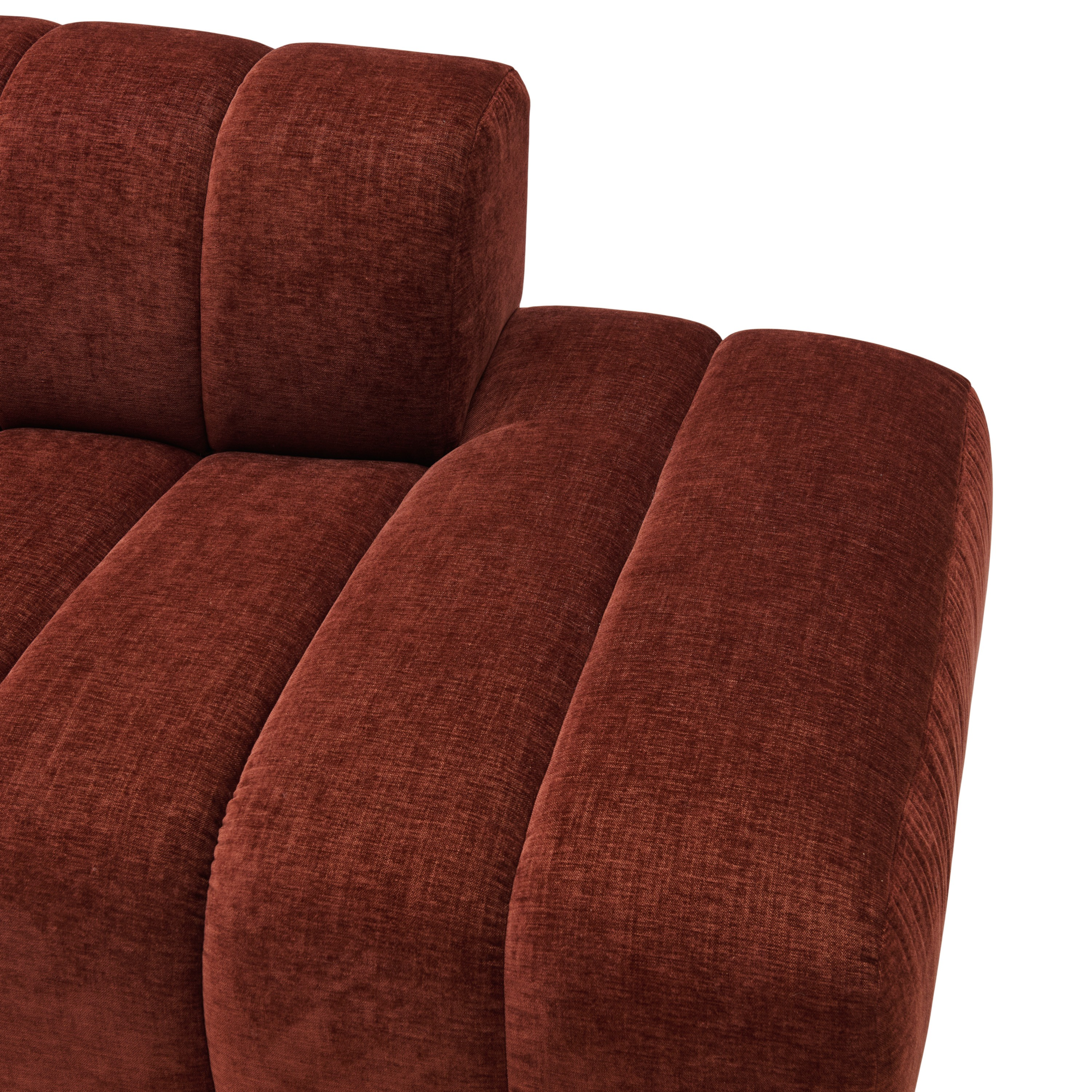 Hoekbank Dolce S home burgundy links