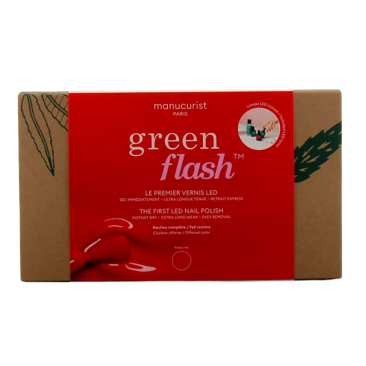 Manucurist kit vernis semi permanent Green Flash - Manucure maison
