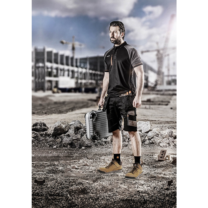 Scruffs Trade Active poloshirt XL zwart
