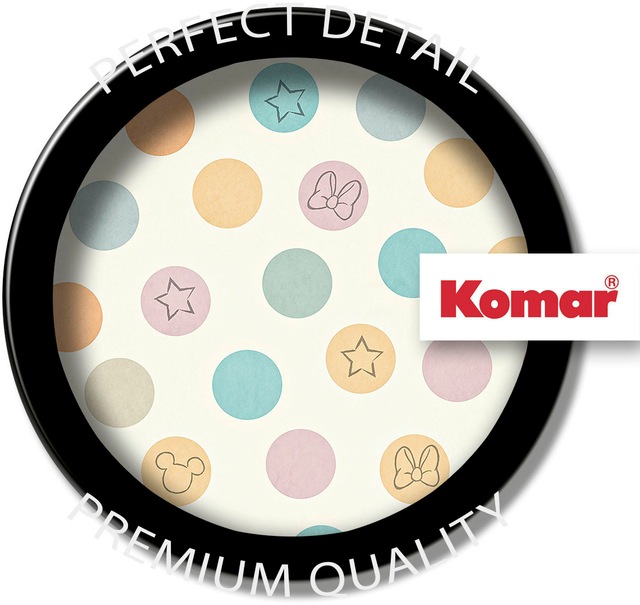 Komar Fototapete »Digitaldruck Vlies -  Disney Pastel Confetti - Grösse 400 x 250 cm« bedruckt glatt Kinderzimmer