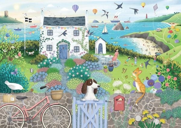 Ravensburger - Puslespil - Coastal Cottage 1000 brikker