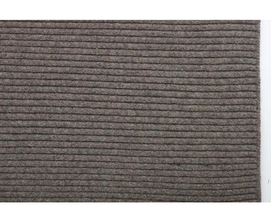 Écharpe Laine Homme Gris Taupe Chiné