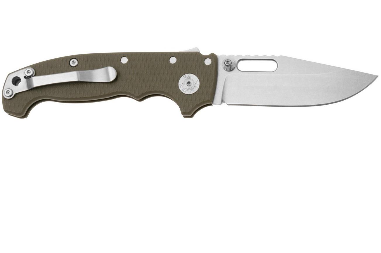 Demko Knives MG AD20S Shark-Lock, CPM 20CV Clip Point MGAD20S-OD-GRN OD-Green G10, zakmes