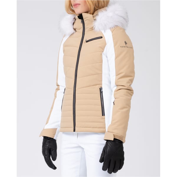 Veste de ski SUN VALLEY KORUA W SABLE DORÉ