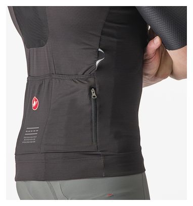Maillot Manches Courtes Castelli Unlimited Pro Noir