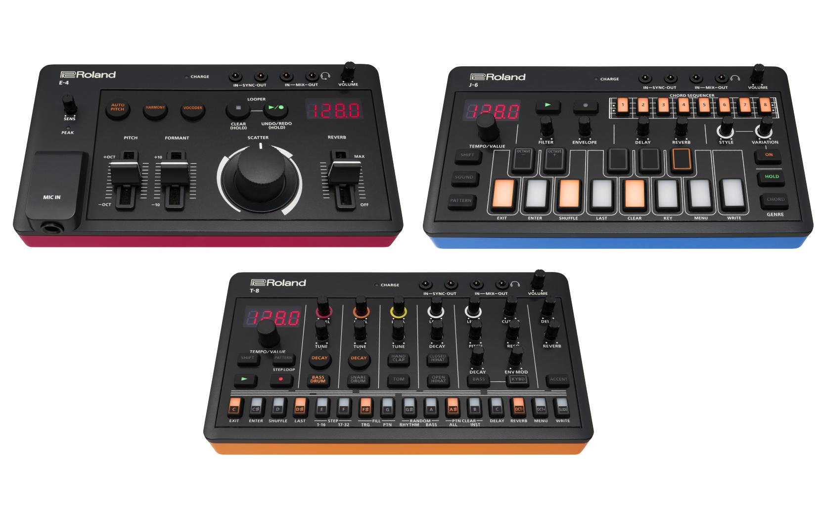 Synthesizer AIRA Compact Kit<br>Drei Synthesizer mit fortschrittlichen Effekten und Funktionen
