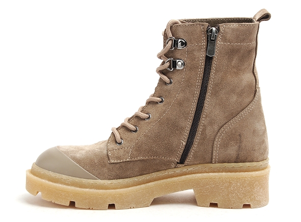 Mamzelle boots bottine plates femme gatine marron