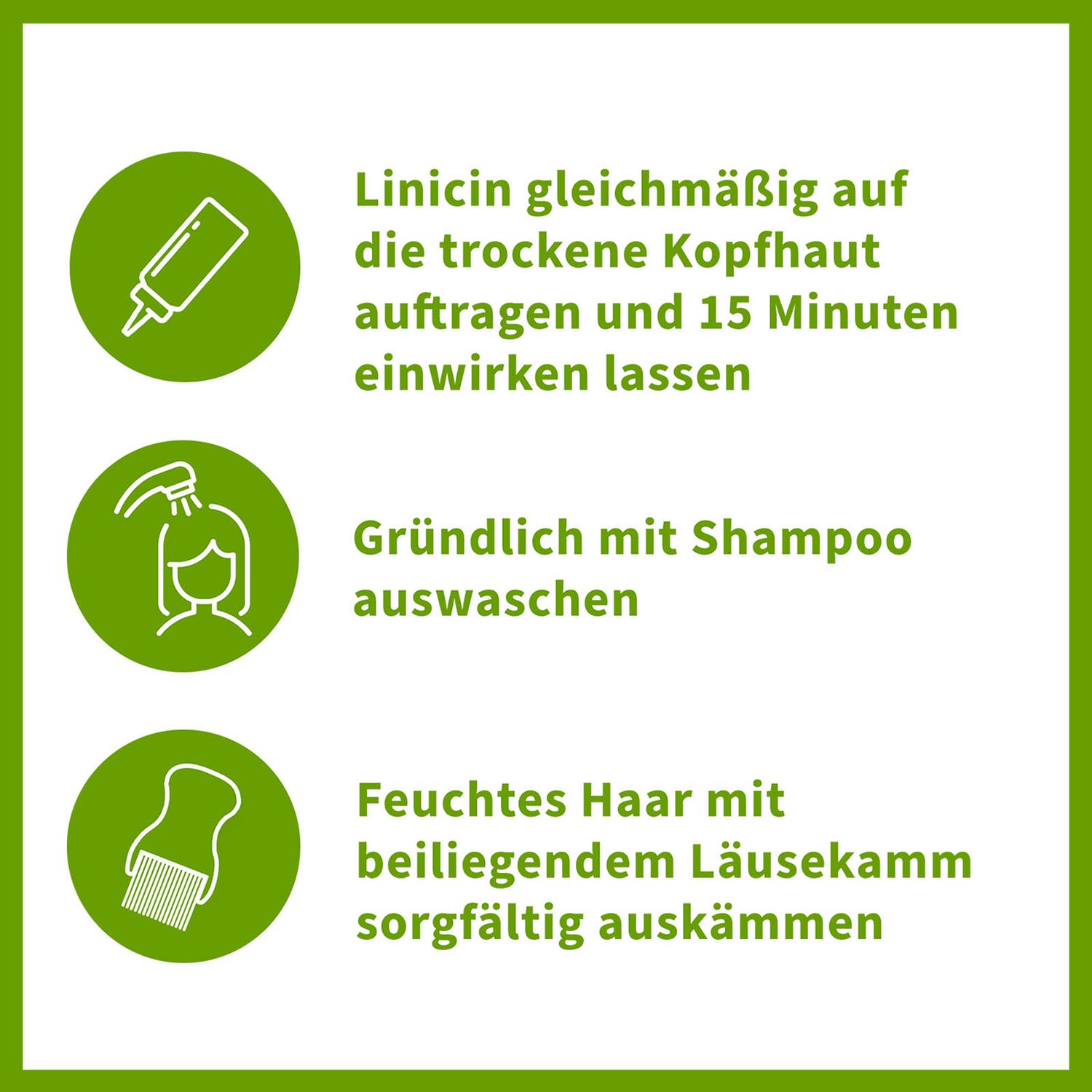 Linicin Lotion mit Läusekamm Läusemittel zur Behandlung von Kopfläusen