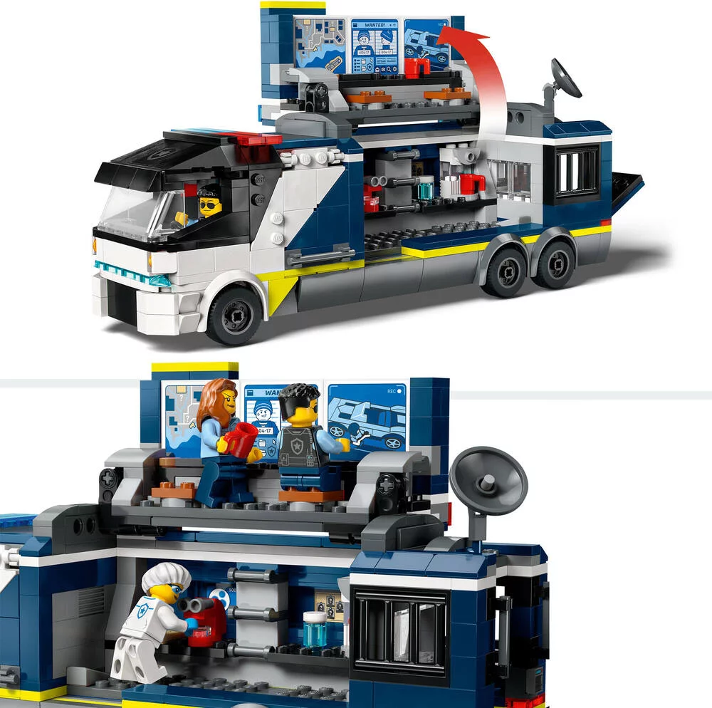 LEGO®CITY 60418 - LE LABORATOIRE DE POLICE SCIENTIFIQUE MOBILE