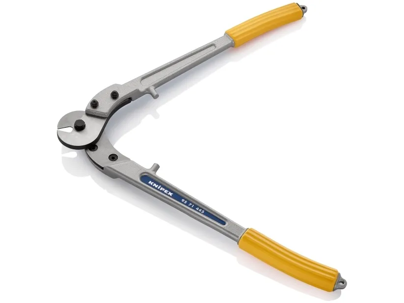 Knipex 95 71 445, Håndkabelskærer, Gul, Stål, Rustfrit stål, 1 cm, REACH