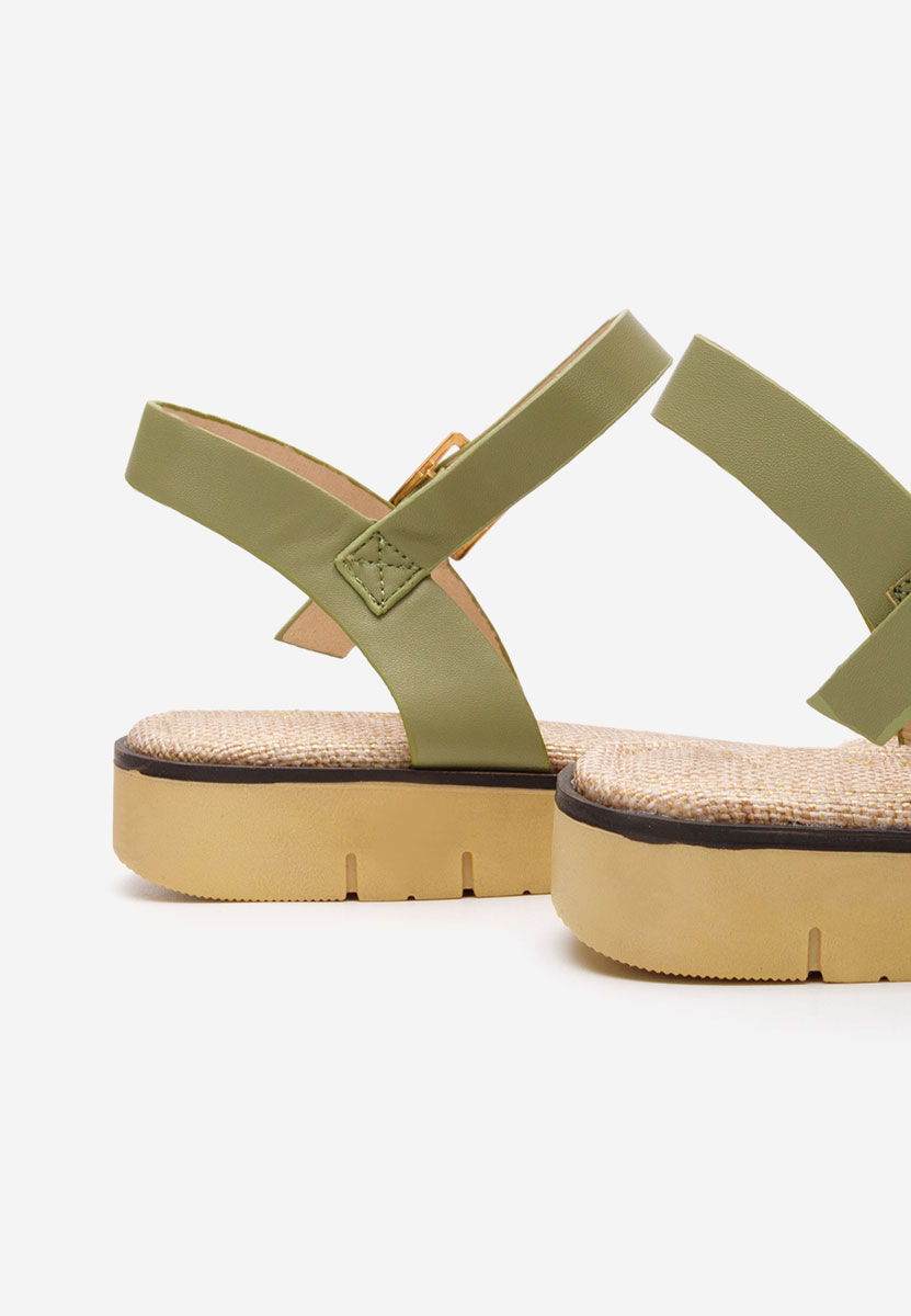 Sandales femme vert Brilya