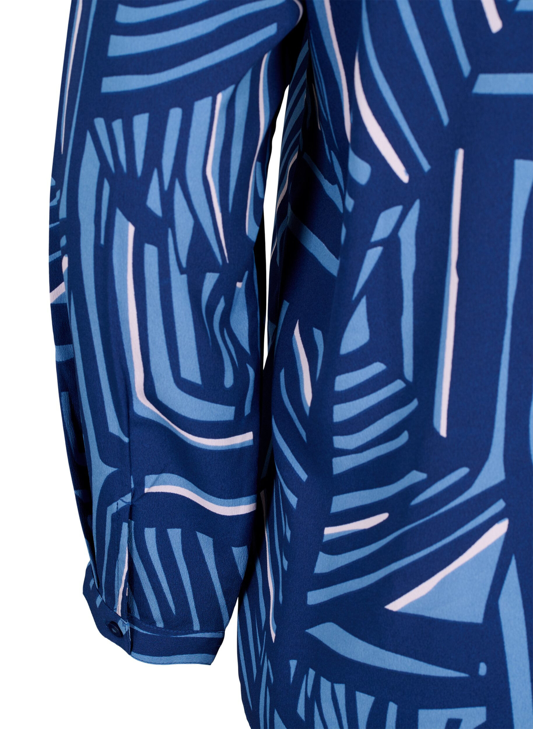 FLASH - Langærmet bluse med print