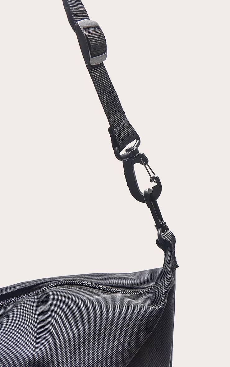 Noir Sac De Voyage Polochon Prettylittlething