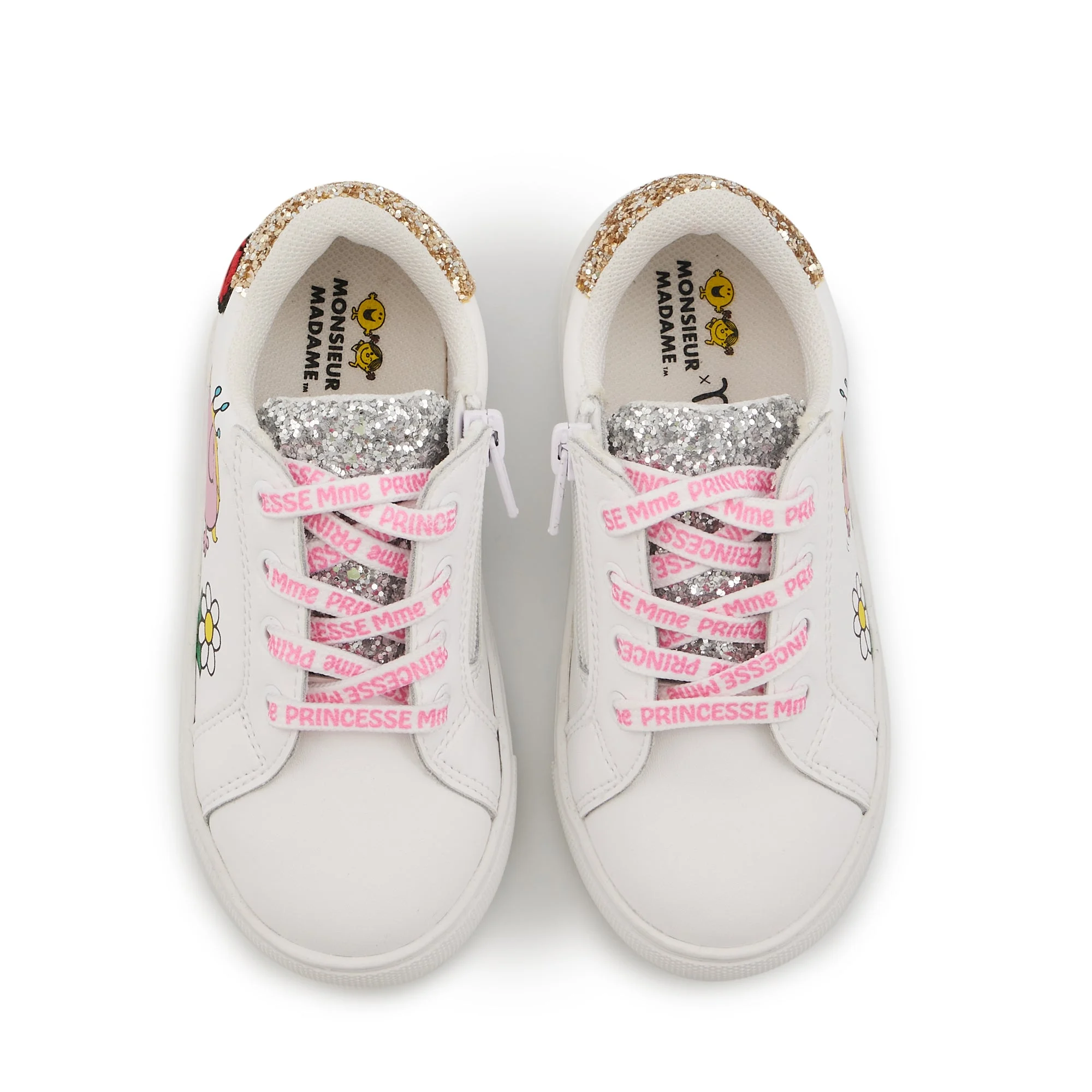 MINI SIMONE PRINCESSE - Sneakers en cuir | Blanc