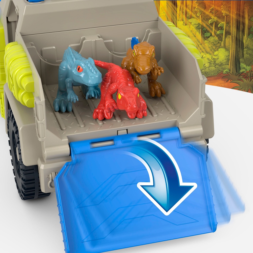 Imaginext Jurassic World Track & Transport Dinosaurier-LKW-Spielset