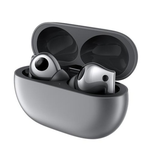 FreeBuds Pro 2 Bluetooth In-Ear Kopfhörer ANC Headset IP54 mit Ladecase (55035845) - Silver Frost