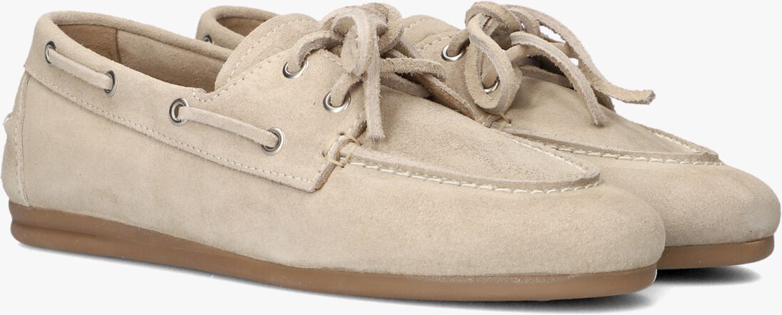 beige posa mocassins boat loafer