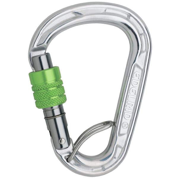 Mousqueton escalade EDELRID HMS STRIKE FG SCREW SILVER