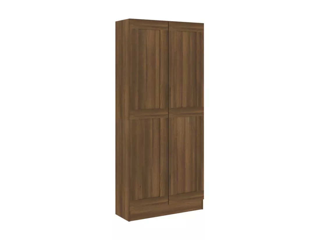 Armoire à livres Chêne marron 82,5x30,5x185,5cm Bois ingénierie