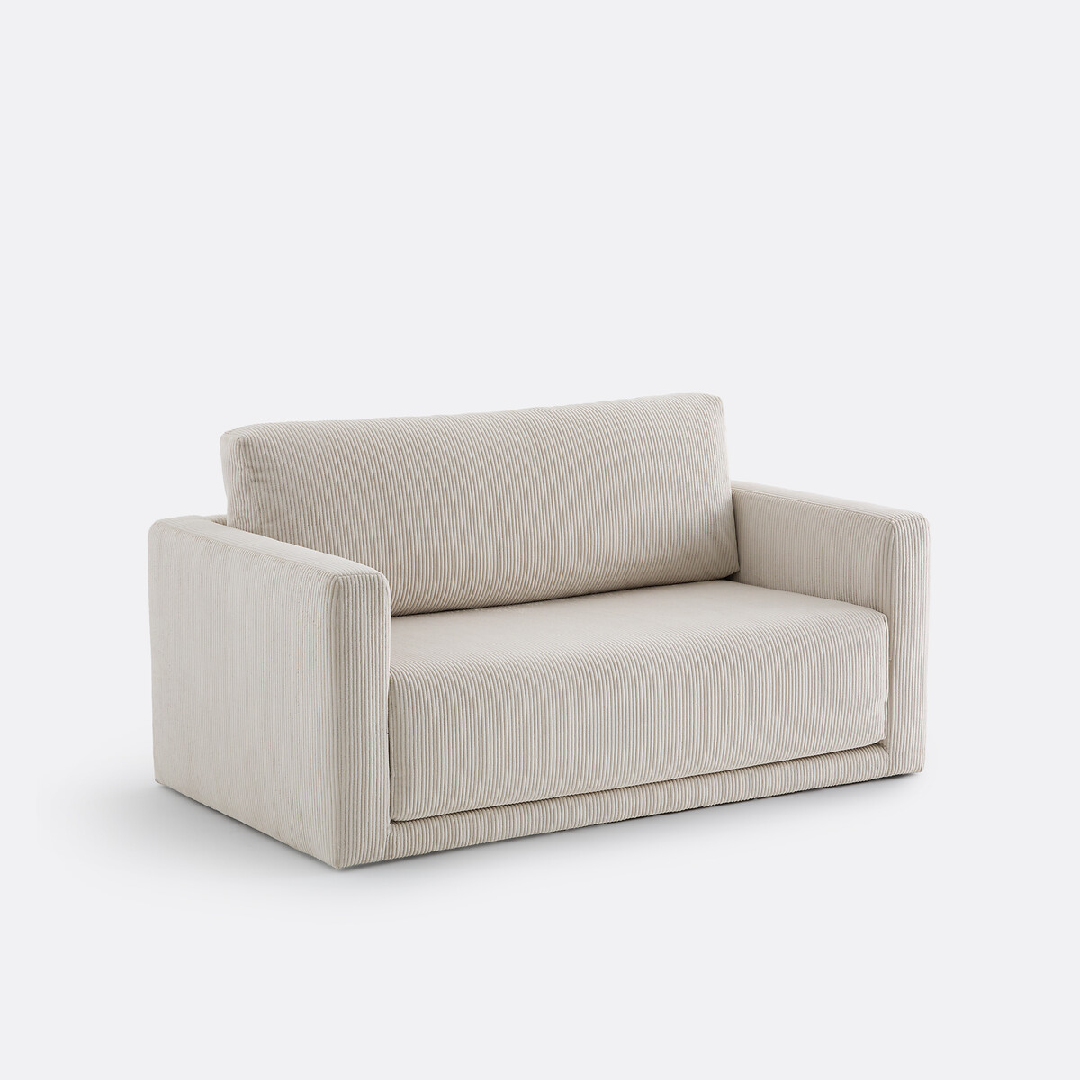 LA REDOUTE INTERIEURS<br>Sofá cama 2 lugares ribfluweel Hani