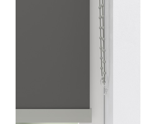 Soluna verduisterend rolgordijn met kleurgecoördineerd mechanisme, donkergrijs V28, 60x190 cm