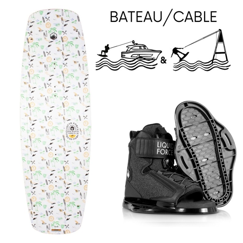 Pack Wakeboard Enfant Liquid Force Rant - The Corner Shop