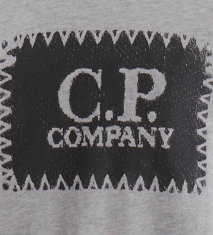 C.P. Company T-Shirt - Grau Meliert m. Schwarz