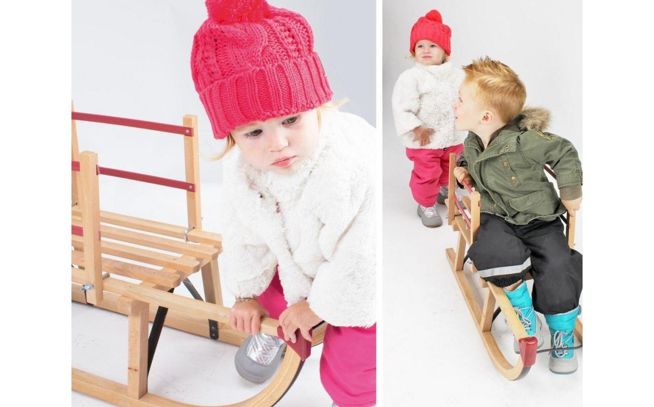 Rugleuning voor houten Slee Davos