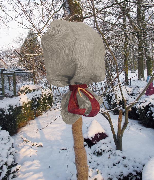 Videx Winterschutz Jutesack, grau, ca. B60/H80