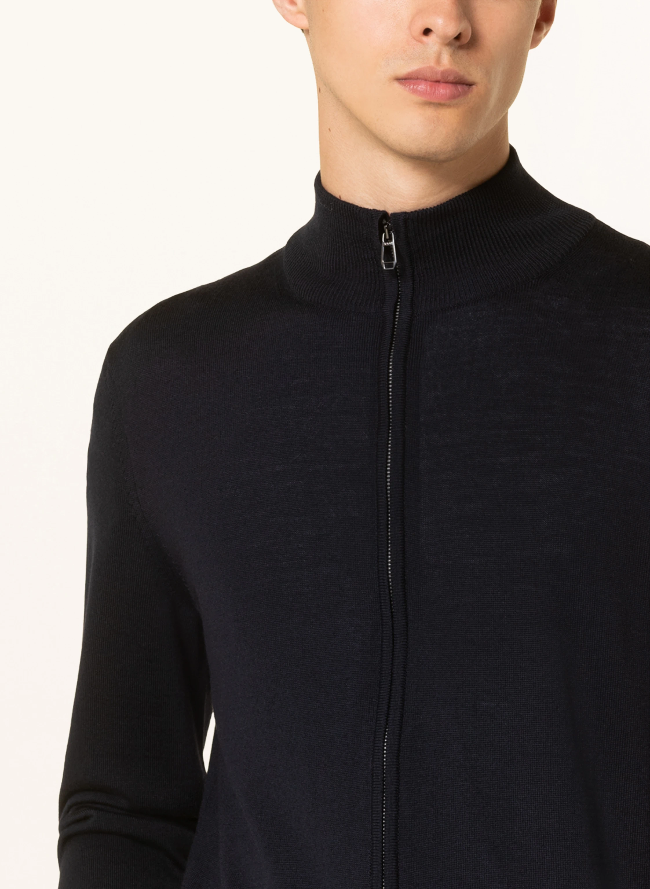 JOOP! Strickjacke DAVIS aus Merinowolle