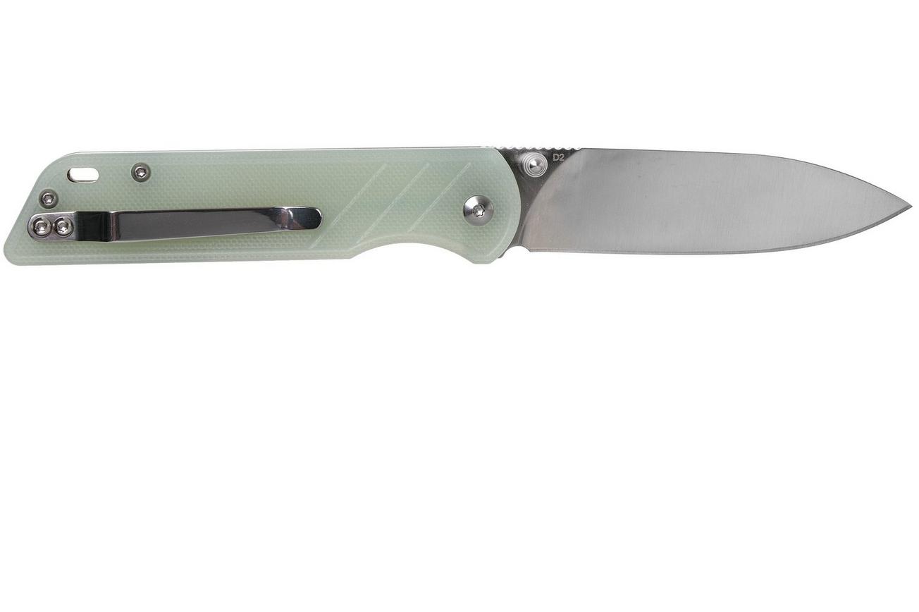 QSP Knife Parrot QS102-H Jade G10, zakmes