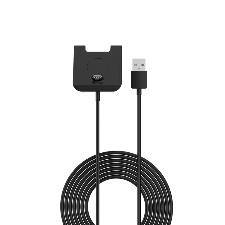 (1m) USB A auf Garmin Fenix 7 / 6 / 5 Magnetisches Ladekabel - Schwarz