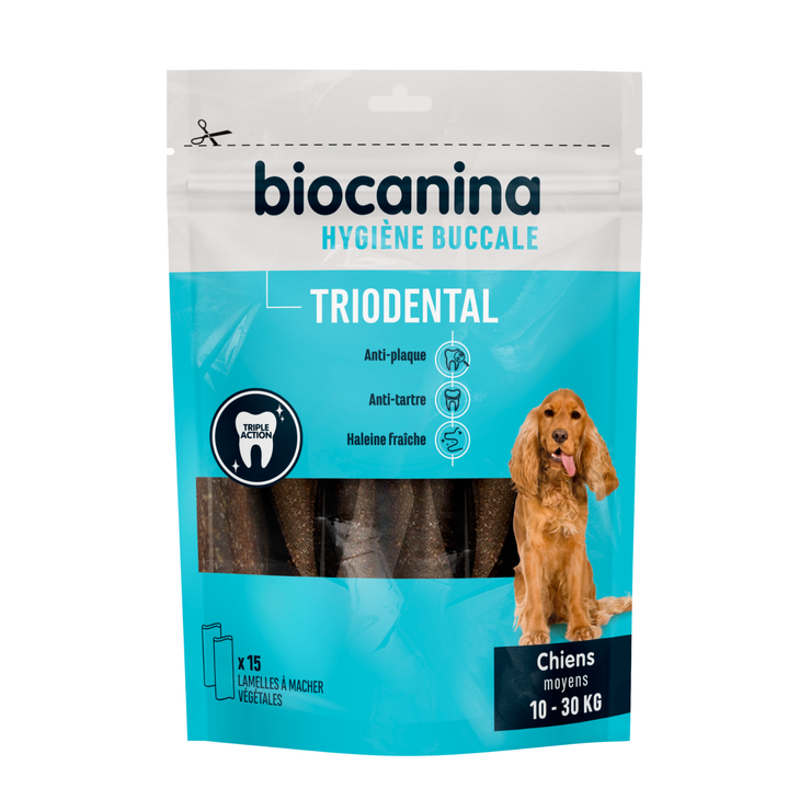 Triodental chien moyen 10-30 kg - 15 lamelles