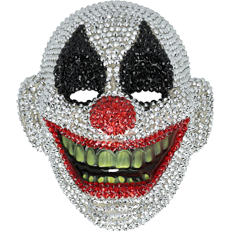 Halloween masker m. rhinsten - flere varianter - assorteret