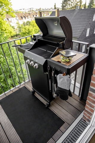WENKO Hakenleiste »Modell Ima« magnetisch, mit 4 Haken für Spültücher und Grillzubehör, ohne Bohren